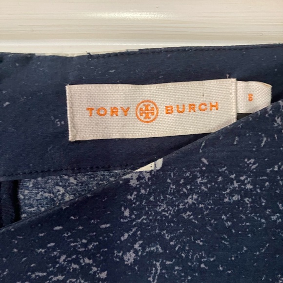 Tory Burch Navy Short Sleeve Dress - Picture 4 of 5